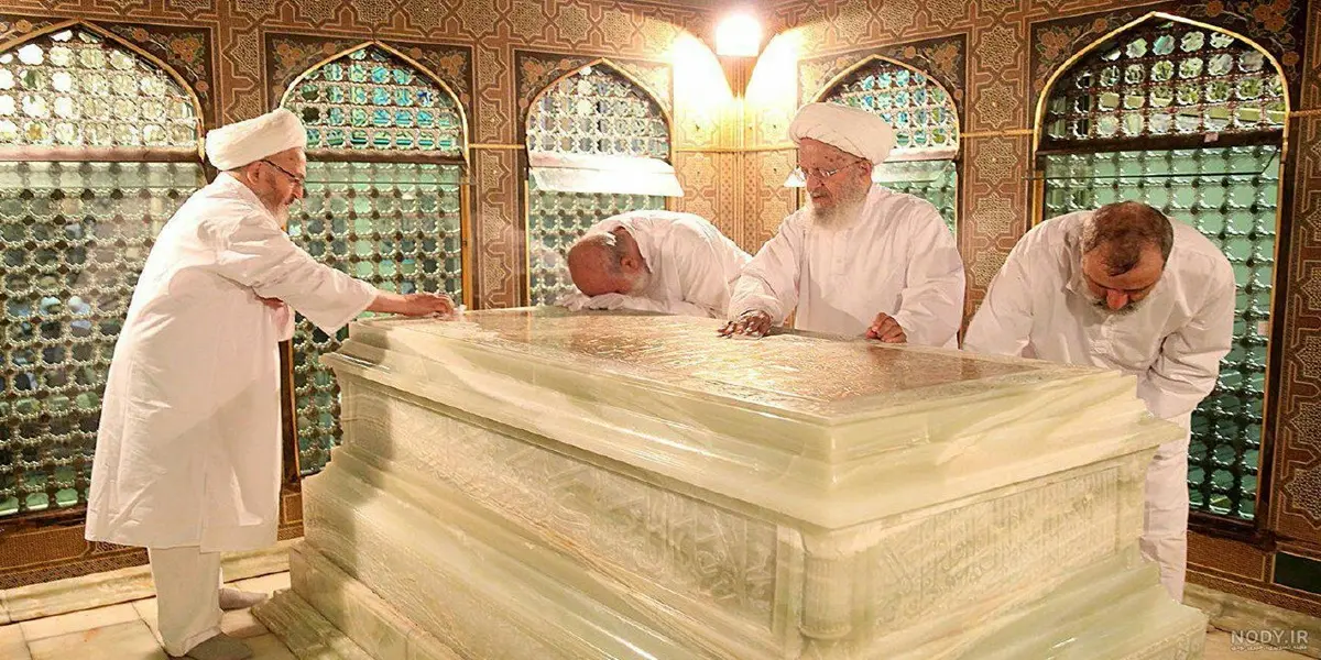سنگ قبر امام رضا
