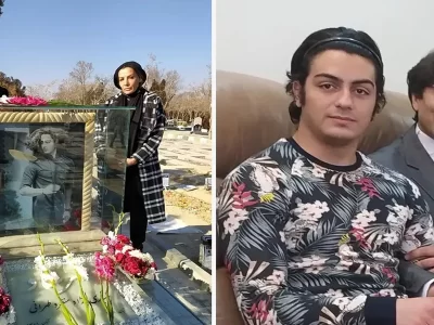 سنگ قبر مهرشاد شهیدی